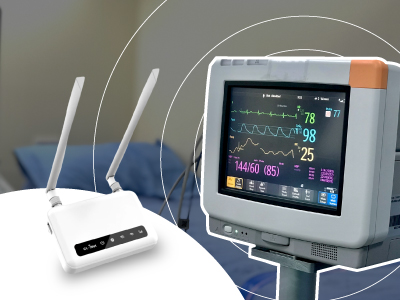 Connecting BLE Medical Simulation Packages to the Internet